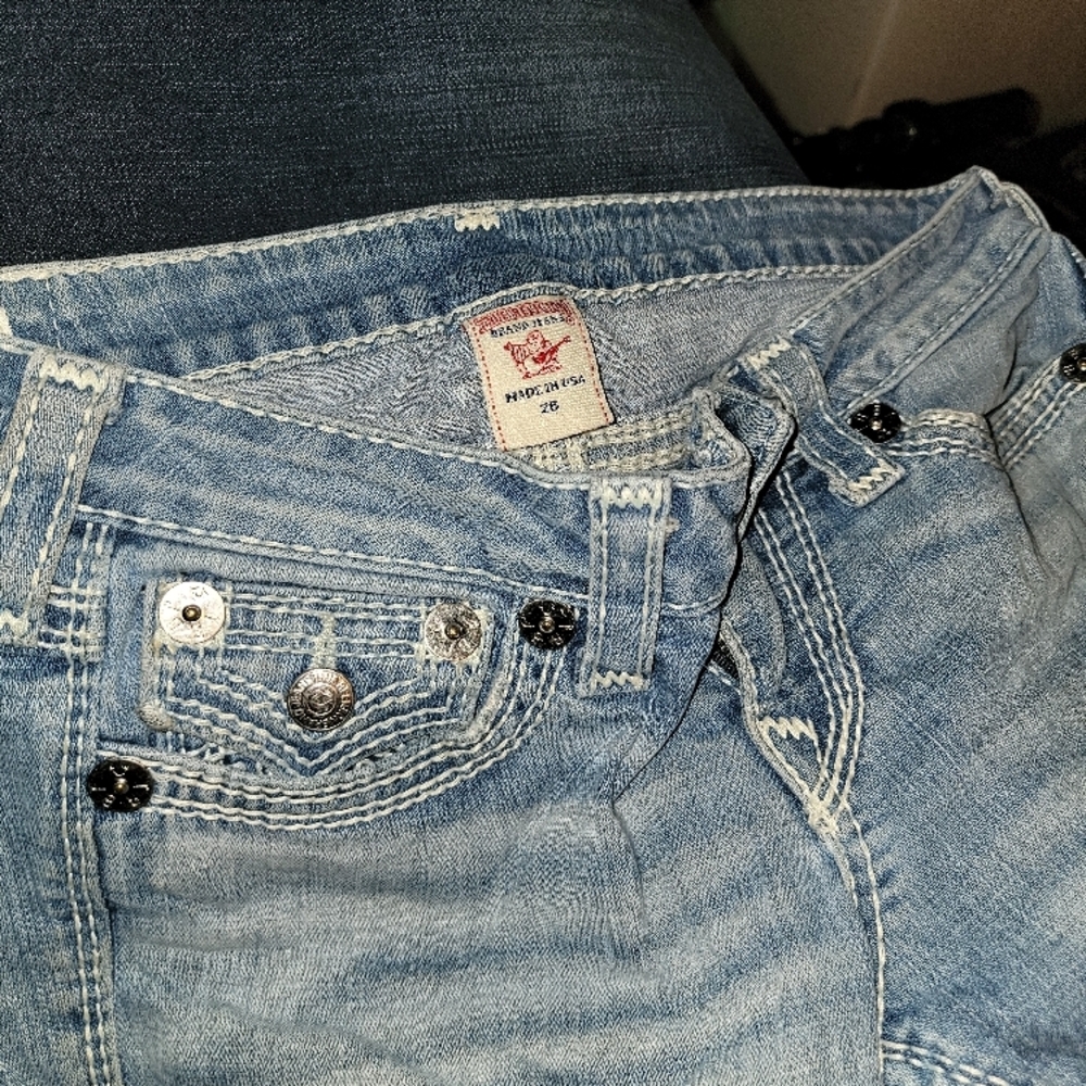 Women's Blue True Religion Jeans